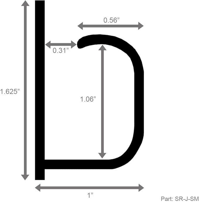 Electriduct Small J Channel Cable Raceway Self Adhesive Desk Cord Organizer and Wire Manager for Computer, Gaming and Entertainment Centers - Black - 46" - 2 Pack