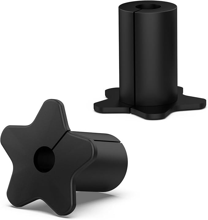 5/8 Inch Wall Hole Cable Routing Kit Accessories for Starlink Ethernet Cables, Silicone Cable Feed Through Bushings, Cable Grommet (Black, 2PCS)
