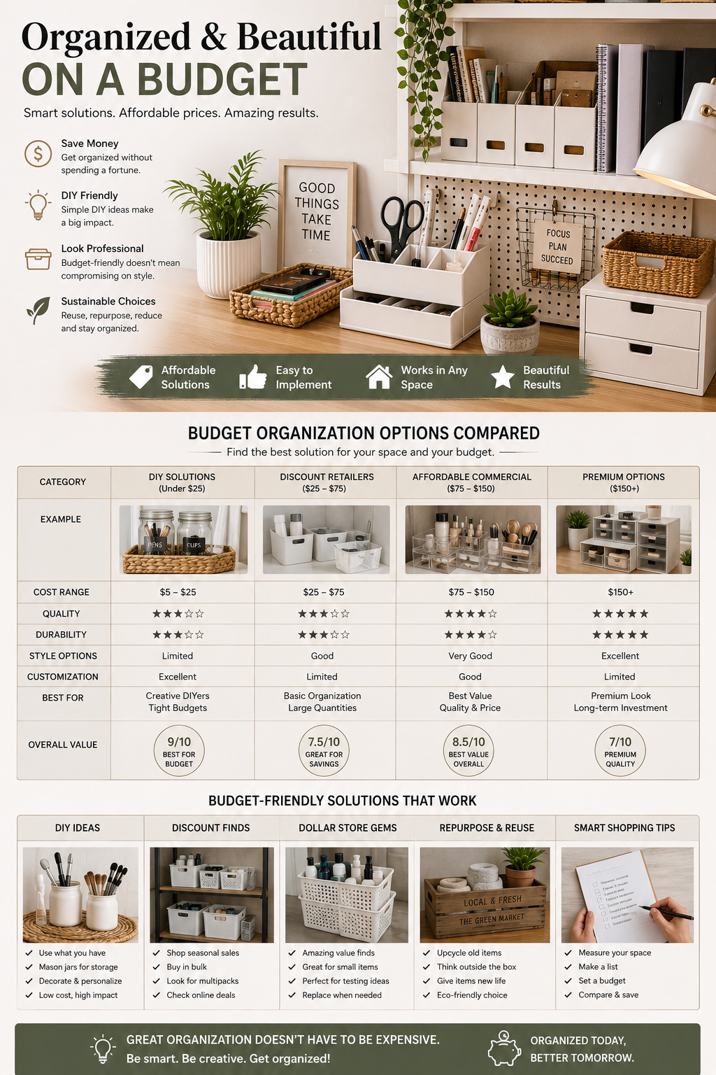 Budget-Friendly Organization: Quality Without Premium Prices