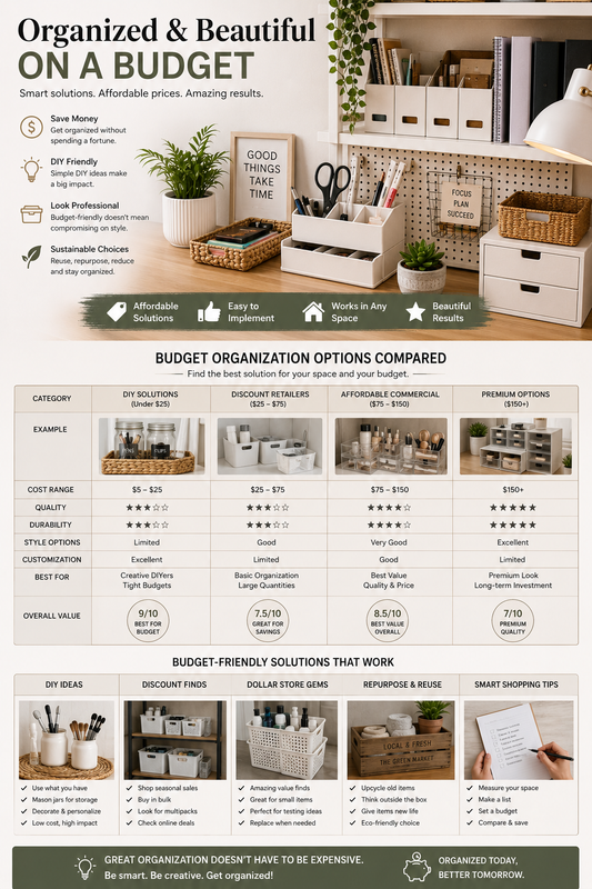 Budget-Friendly Organization: Quality Without Premium Prices