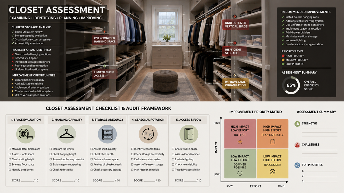 Closet Assessment: Evaluate Your Current System