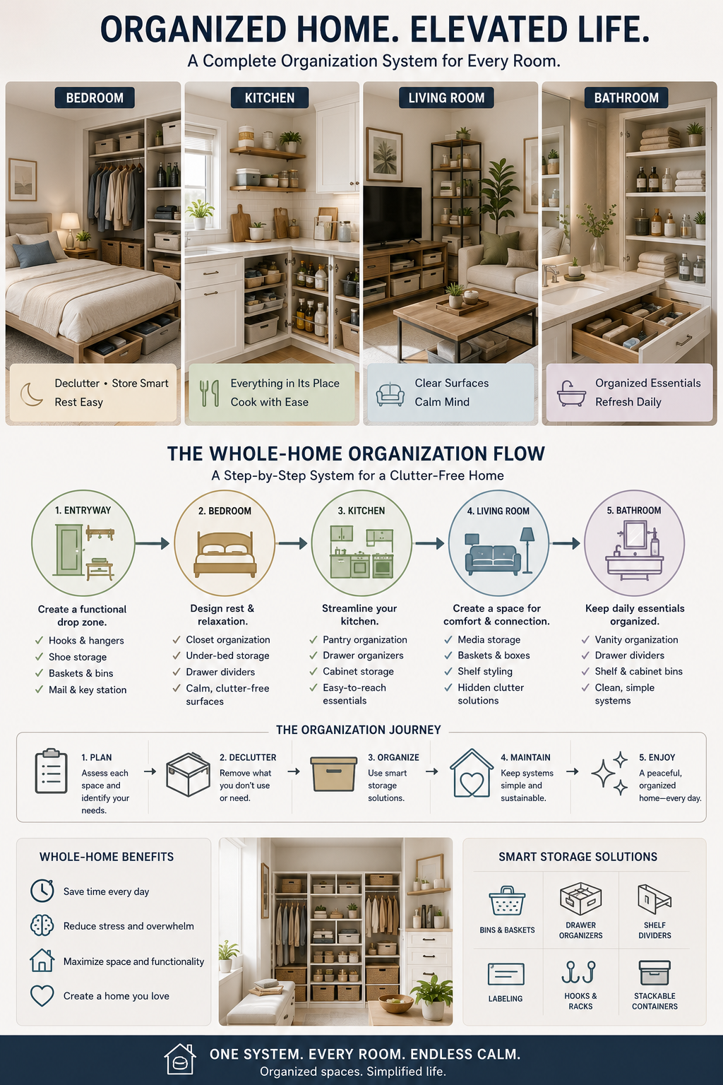 Multi-Room Organization: Systematic Home Approach