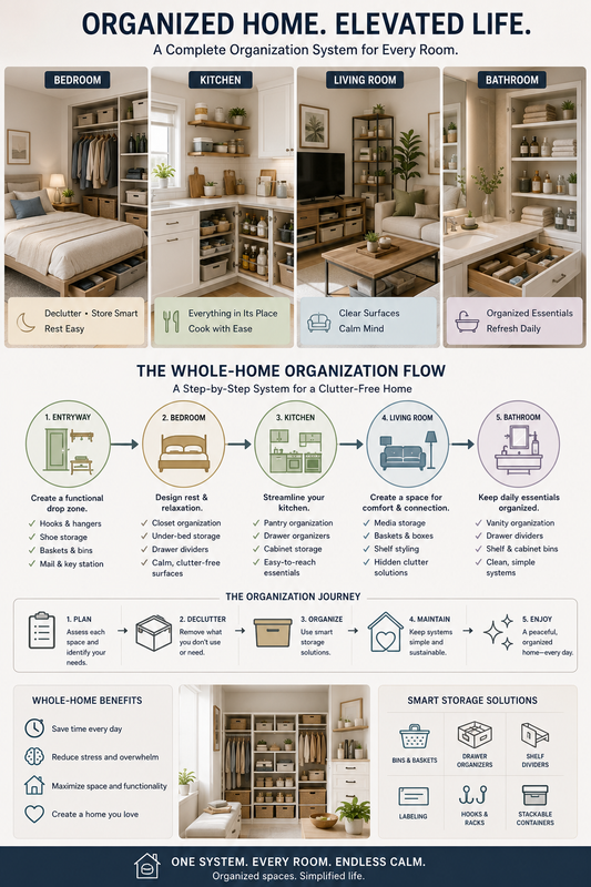 Multi-Room Organization: Systematic Home Approach