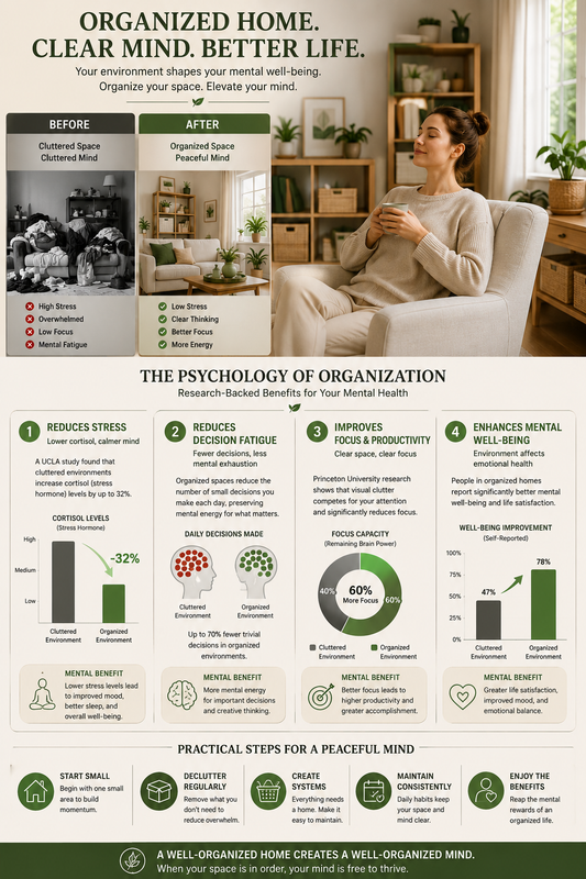 Organization Psychology: How Organization Improves Daily Life