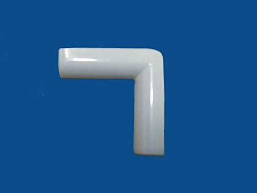 Kable Kontrol Wall Cord Cover Cable Raceways – Inside Elbow – 0.43” Width – 0.50” Height – 1 Pc/Pack | Paintable White PVC | TV Wire Concealer | Plastic Wire Conduit