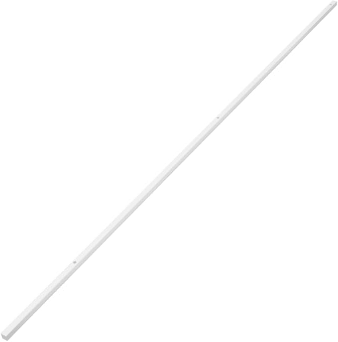 Cable Trunking Raceway Kit, 0.8 x 0.4 Inch Cord Cover, 32.8 Feet PVC Wire Hider, 10 Pieces Screwable Cable Management Channels for Wall, Floor and Ceiling, White