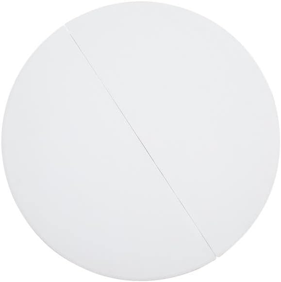 PRO&Family Commercial Round Folding Table, White Top, Powder-Coated Steel Frame, High-Impact Polyethylene Construction, Perfect for Wedding, Party, Shool, Church. (10, 48")