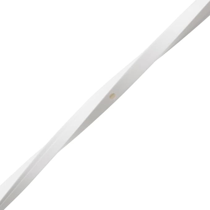 Cable Trunking Raceway Kit, 0.8 x 0.4 Inch Cord Cover, 32.8 Feet PVC Wire Hider, 10 Pieces Screwable Cable Management Channels for Wall, Floor and Ceiling, White