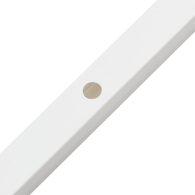 Cable Trunking 32.8ft Cord Hider Raceway for Wall, 0.6 x 0.4 Inch PVC Cable Management Kit, 10 Pack Paintable Wire Covers with Screwable Design