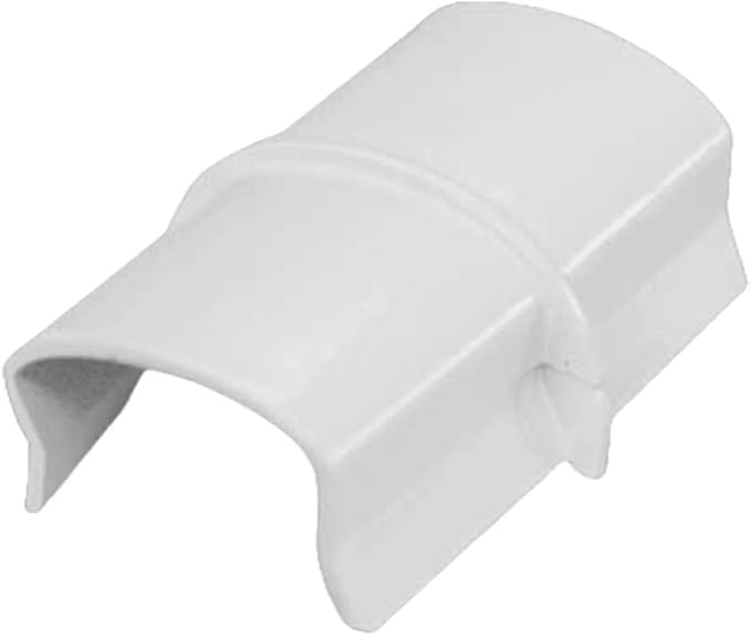 Kable Kontrol Coupling Connector Joint for Half Round Cord Hider, Outdoor Cable Cover Cable Raceway with Adhesive Back 1.2in W x 0.50in H