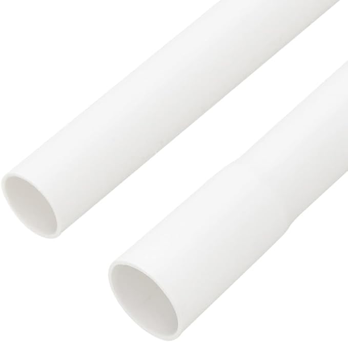 Cable Trunking Raceway Kit, 1 Inch Diameter, 32.8 Feet PVC Cord Cover, Wall Cable Management Concealer for Office and Home Organization, White