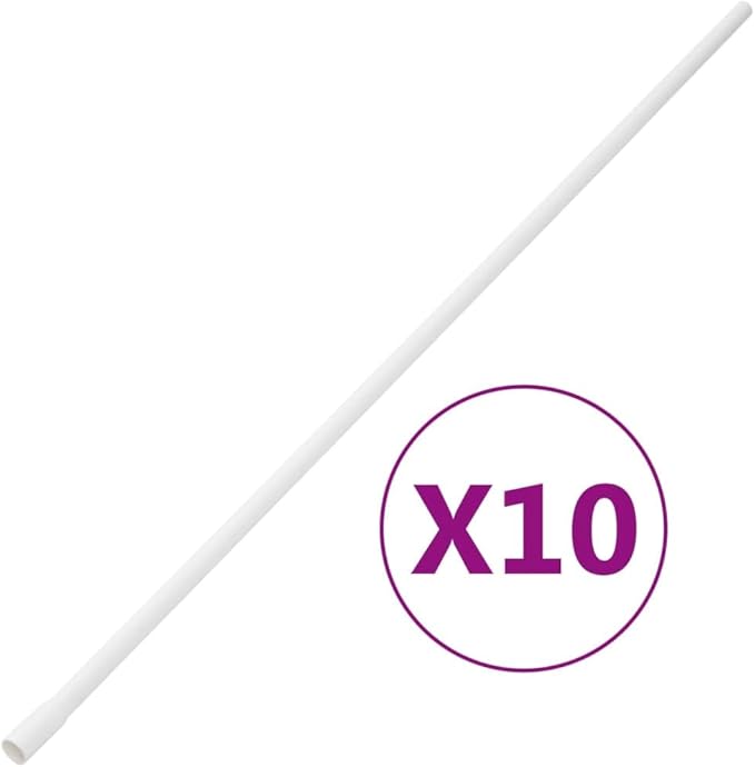 Cable Trunking Raceway Kit, 32.8ft Cord Hider for Wall, 10 Channels 0.63 inch Wide PVC Cord Concealer for Home and Office Wire Management