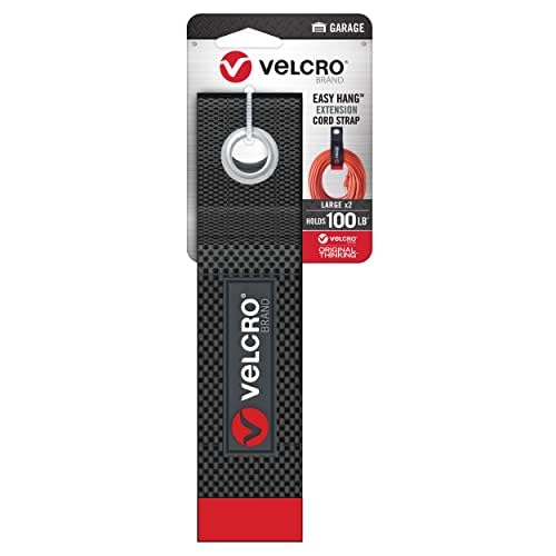 What’s in the box: VELCRO Brand Easy Hang Extension Cord Organizer Holder, 2-pack (18")