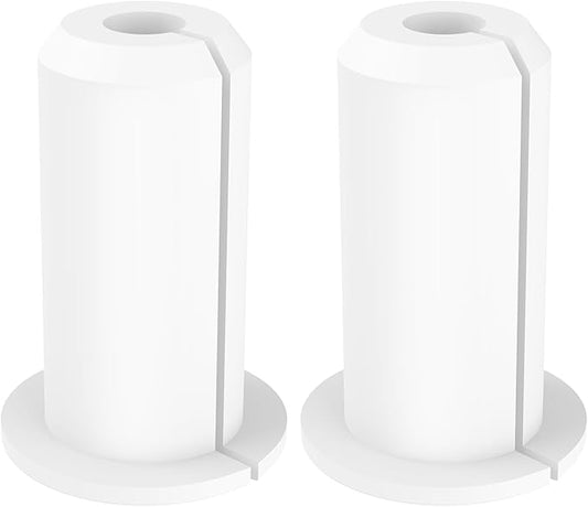 2pcs in Wall Pass Through Cable Routing Kit Compatible for Starlink Mounting 1 Inch Wall Hole Silicone Cable Feed Through Bushing Grommet Accessories for Router Ethernet Adapter
