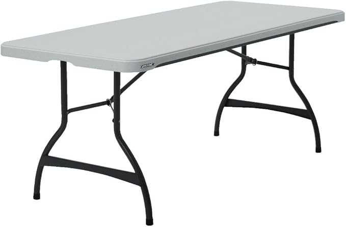 Lifetime 6-Foot Folding Tables, White Granite - Pallet Pack of 26