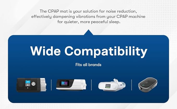 CPAP Protector Mat & CPAP Hose Holder – Bedside Organizer with CPAP Hook for CPAP Mask & Tubing, Keeps CPAP Supplies Neat and Tidy All Night (T-Style Hook)