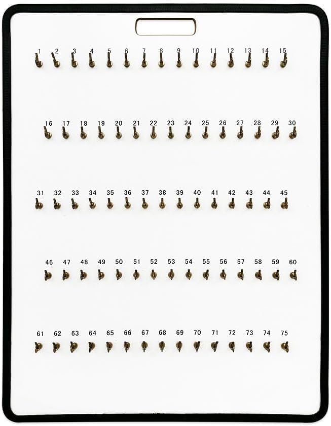MICRO TEC Masonite Key Holder Wall Mount with 105 Spring Lock Hooks, 32" x 29.5" Heavy Duty Commercial Wall Key Organizer Rack for Dealership, Fleet, Garage, Office & Automotive Storage - Pack of 1