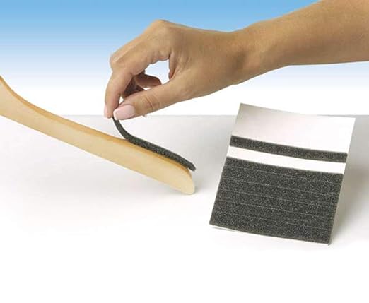 NAHANCO Foam Strips - Grey Non-Slip - 200 Count