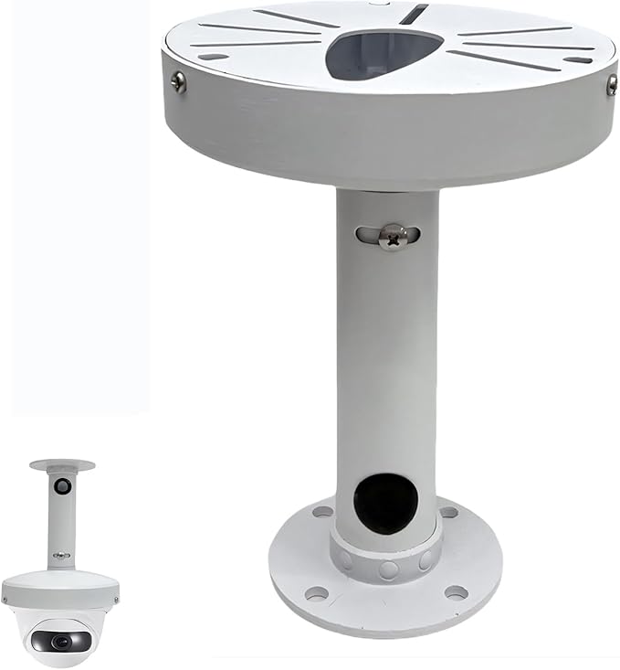 6 inches Dome Camera Mount Ceiling Mount Bracket,Indoor Outdoor Security Camera Wall Mount, Metal Bracket, Junction Box Cable Management,Junction Box Pole Mounts