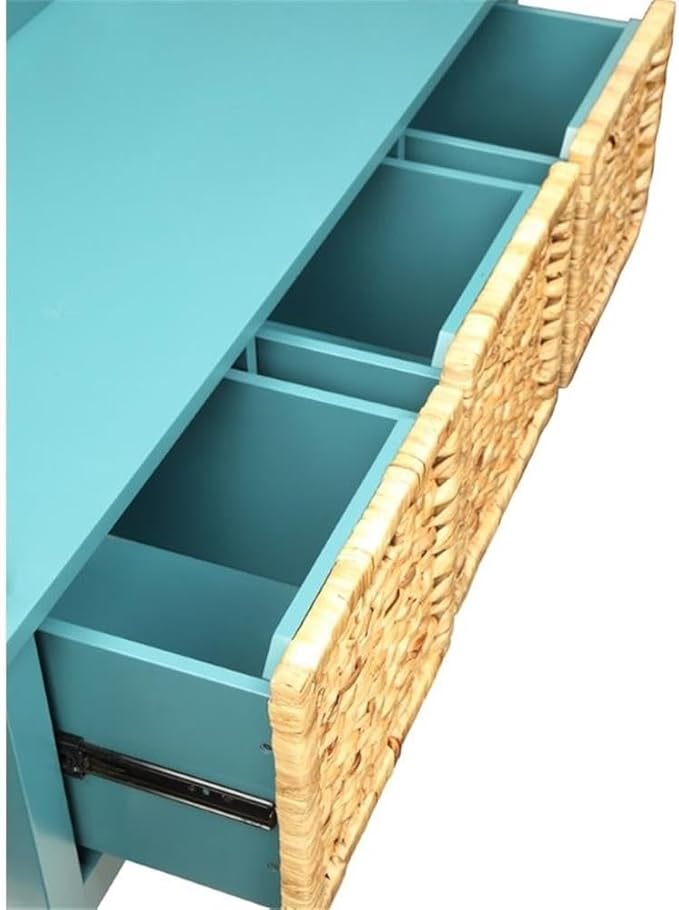 Acme Flavius Storage Bench in Teal