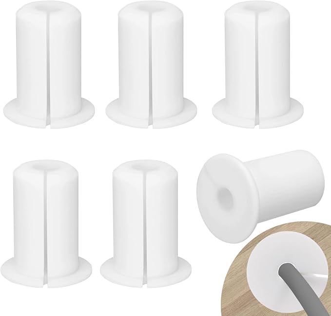 Starlink Cable Routing Kit for 3/4 Inch Wall Hole, 6Pcs Silicon Wall Grommet for Starlink Ethernet Cable Wall Pass Through, Starlink Cable Routing Accessories,White