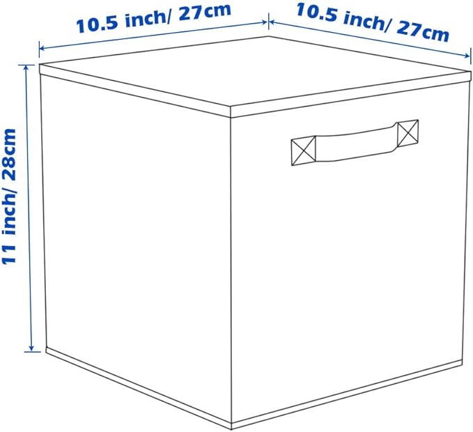 ShellKingdom Storage Bins, Foldable Fabric Storage Cubes And Cloth Storage Organizer Drawer For Closet And Toys, 2 Pack (Forest Green)