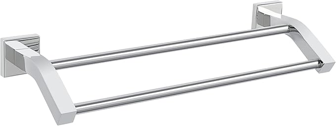 Alise Bath Double Towel Bars,Towel Holder Towel Racks for Bathroom Lavatory,16 Inch SUS304 Stainless Steel Towel Hanger Towel Rail Wall Mount,Polished Chrome