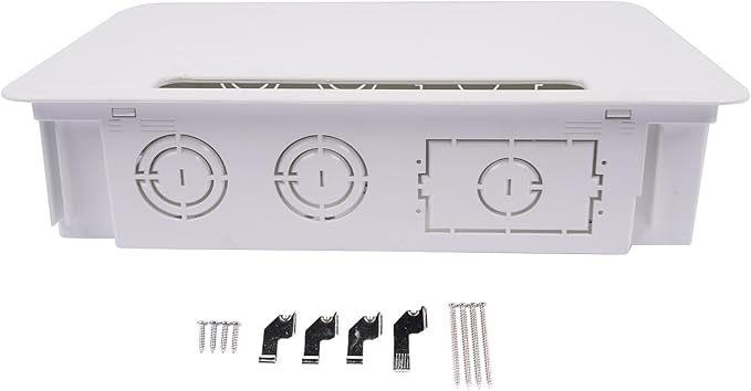 in Wall Cable Management Kit 9" in-Wall TV Media Box Recessed TV Outlet & Network Enclosure - Replacement for Working with Roku, Apple TV, Fire TV Stick