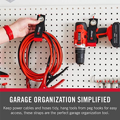 What’s in the box: VELCRO Brand Easy Hang Extension Cord Organizer Holder, 2-pack (18")