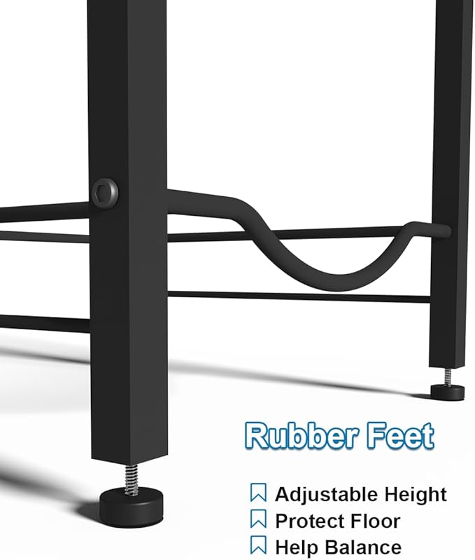 Mocomax 5 Gallon Water Jug Rack - 3 Tier Detachable Bottle Holder Storage Organizer Shelf, Heavy Duty Dispenser Stand for Kitchen, Office, Home, Black