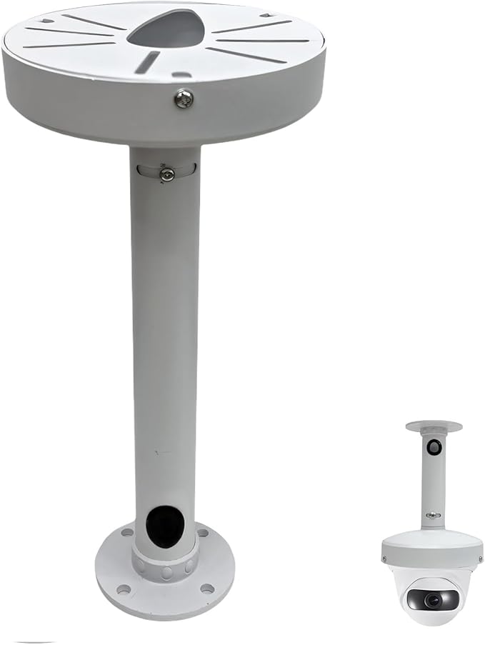 6 inches Ceiling Mount Bracket,Indoor Outdoor Security Camera Wall Mount, Metal Bracket, Junction Box Cable Management,Junction Box 40CM Pole Mount fit Security Camera (400MM PQ)