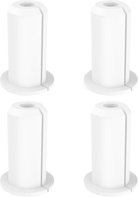 4pcs in Wall Pass Through Cable Routing Kit Compatible for Starlink Mounting 1 Inch Wall Hole Silicone Cable Feed Through Bushing Grommet Accessories for Router Ethernet Adapter