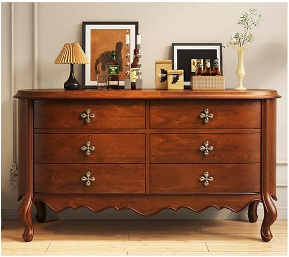 Entryway Table 140cm Solid Wood Entryway Chest Table, Household Decorative Storage Table with Drawers, for Living Room, Kitchen, Bedroom Console Table(B)