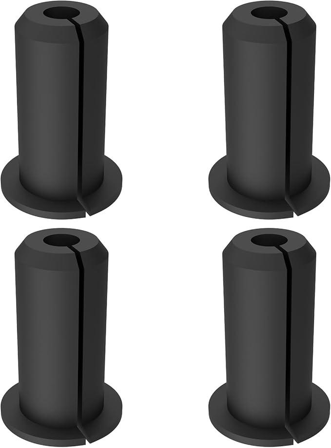 4pcs in Wall Pass Through Cable Routing Kit Compatible for Starlink Mounting 1 Inch Wall Hole Silicone Cable Feed Through Bushing Grommet Accessories for Router Ethernet Adapter