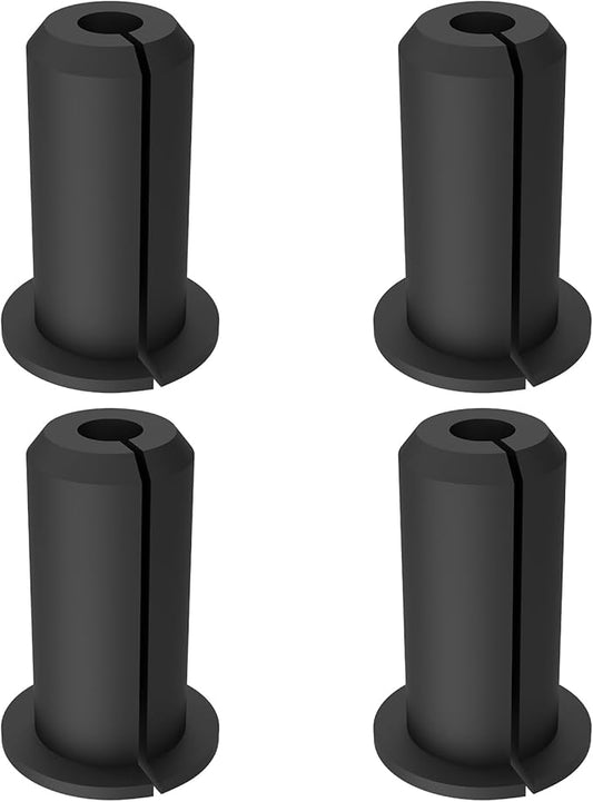 4pcs in Wall Pass Through Cable Routing Kit Compatible for Starlink Mounting 1 Inch Wall Hole Silicone Cable Feed Through Bushing Grommet Accessories for Router Ethernet Adapter