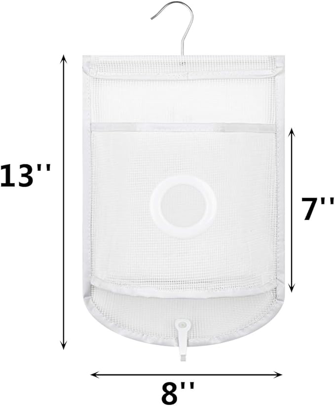 ALYER Small Hanging Mesh Shower Caddy,Series Toiletry and Bath Accessories Organizer (White)