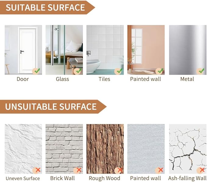 6 Pack 14"x12" Shatterproof Acrylic Mirror Tiles – Self-Adhesive, Unbreakable Wall Mirrors for Kids Room, Bathroom, Bedroom, Closet Door, or Home Gym