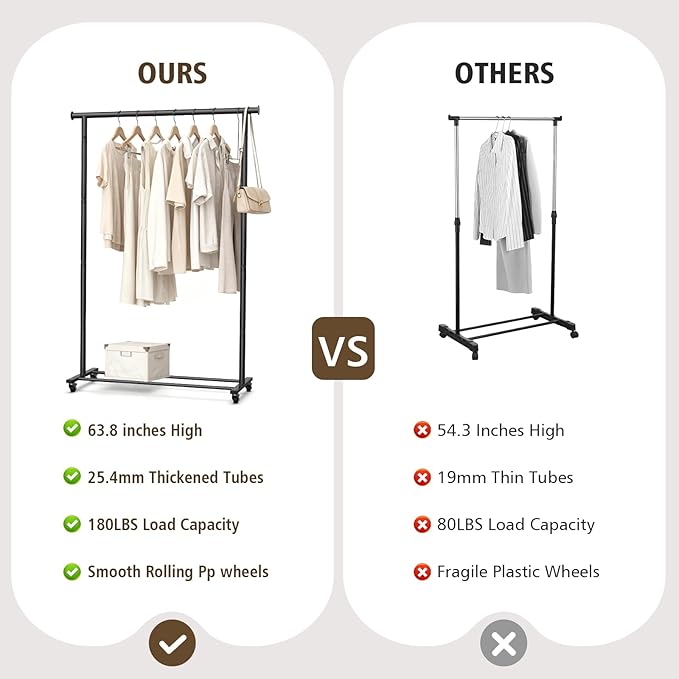 Clothing Rack for Hanging Clothes