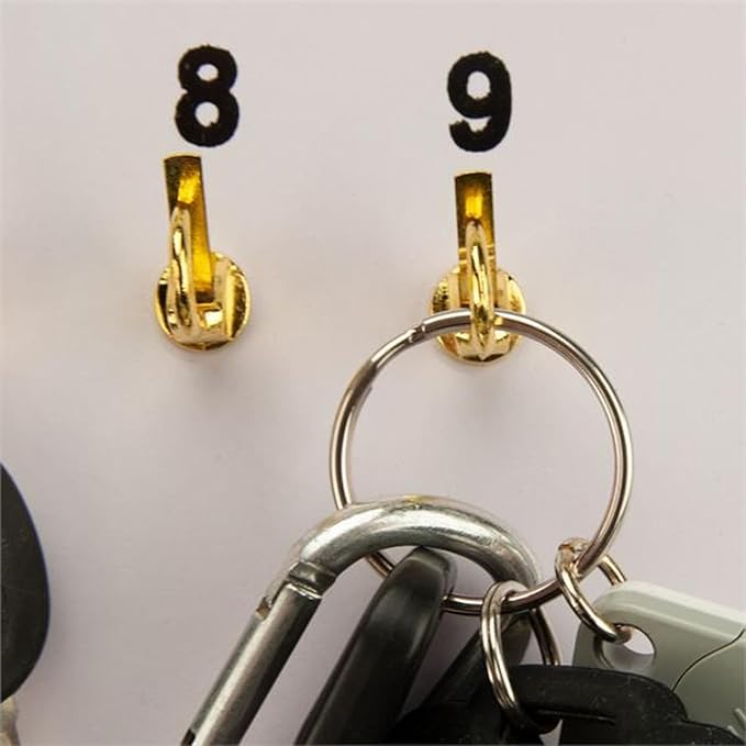 MICRO TEC Masonite Key Holder Wall Mount with 105 Spring Lock Hooks, 32" x 29.5" Heavy Duty Commercial Wall Key Organizer Rack for Dealership, Fleet, Garage, Office & Automotive Storage - Pack of 1