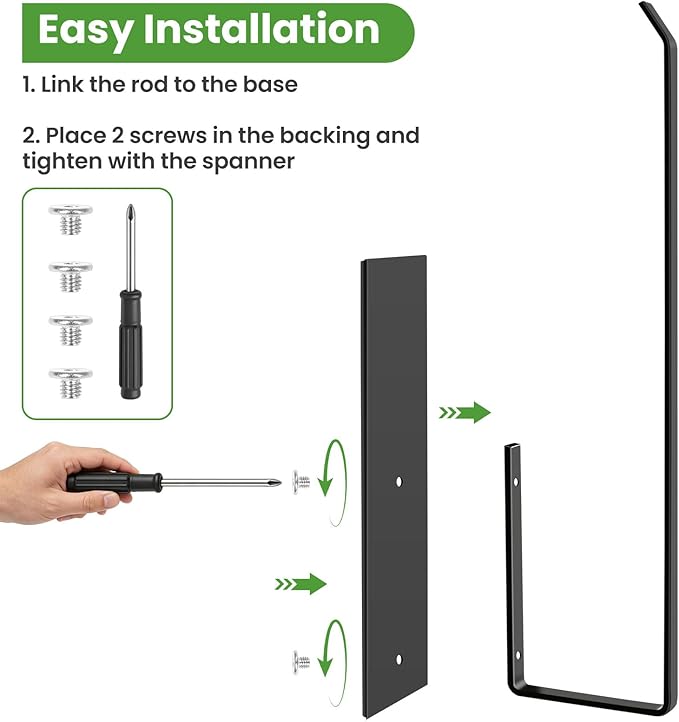 Paper Towel Holder, Magnetic Paper Towel Holder for Fridge, Toilet Paper Roll Holder Magnet Towel Rack Wall Mount Fridge Organizer for Paper Towels Rolls Bathroom Pantry RV Kitchen Storage