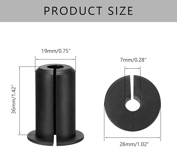 Starlink Cable Routing Kit for 3/4 Inch Wall Hole, 6Pcs Silicon Wall Grommet for Starlink Ethernet Cable Wall Pass Through, Starlink Cable Routing Accessories,Black