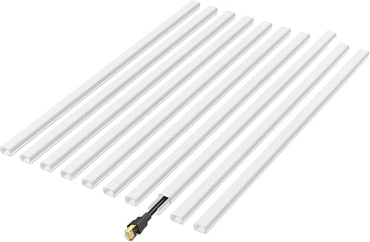 142" Mini Cable Hider Wall - Bestong Cord Cover for Single Cord, PVC Wire Concealer for Cords, Paintable Cable Raceway