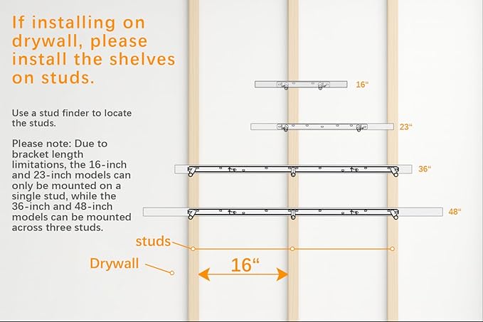 BAYKA Floating Shelves for Wall, Set of 3, 22.5 Inch Rustic Wood Wall Mounted Shelving for Bathroom, Bedroom, Living Room or Kitchen, Hanging Display Decor Book Shelf with 22 lbs, Rustic Brown