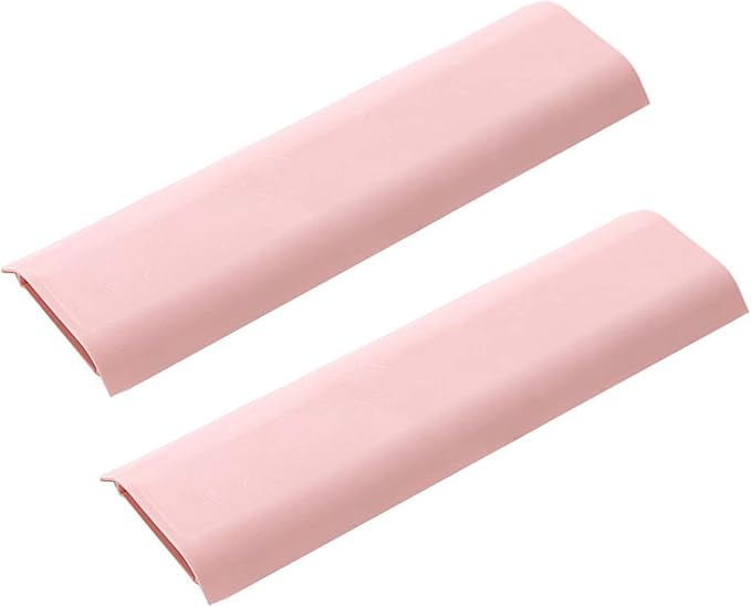 Cable Concealer Cord Cover, Airlxf 2 PCS Self-Adhesive Wall Cable Covers with 4 PCS Double-side Tapes for TV Computer Office Theater (Pink)
