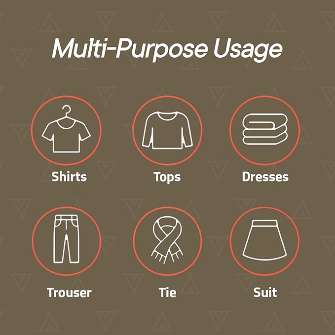 Campior Space Saving Pants Hangers 1 Pack, 6 Layer Jeans Hangers and Closet Organizer for Jeans, Scarves, & Skirts, Multi-Layer Hanger with Anti-Slip Stopper, Heavy-Duty S-Type Stainless Steel, Gray