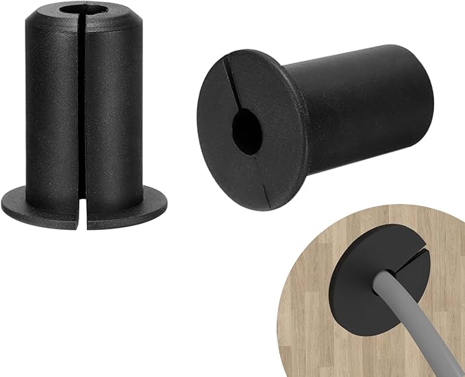 Starlink Cable Routing Kit for 3/4 Inch Wall Hole, 2Pcs Silicon Wall Grommet for Starlink Ethernet Cable Wall Pass Through, Starlink Cable Routing Accessories,Black