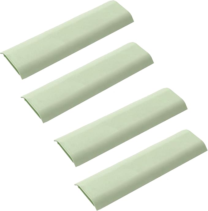 Cable Concealer Cord Cover, Airlxf 4 PCS Self-Adhesive Wall Cable Covers with 8 PCS Double-side Tapes for TV Computer Office Theater (4PCS Green)