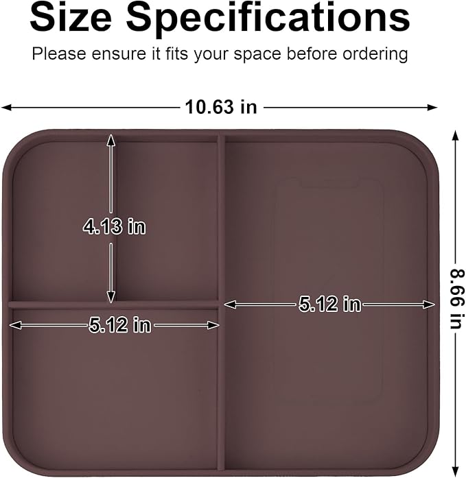 VOVIPO Faux Leather Valet Tray,with 2 in 1 Wireless Charging Compitable With iPhone/17/16/15/15 Plus/15 Pro/15 Pro Max/14/13/12/Wireless earphones,Office/Home Desk Organizers Tray-Brown