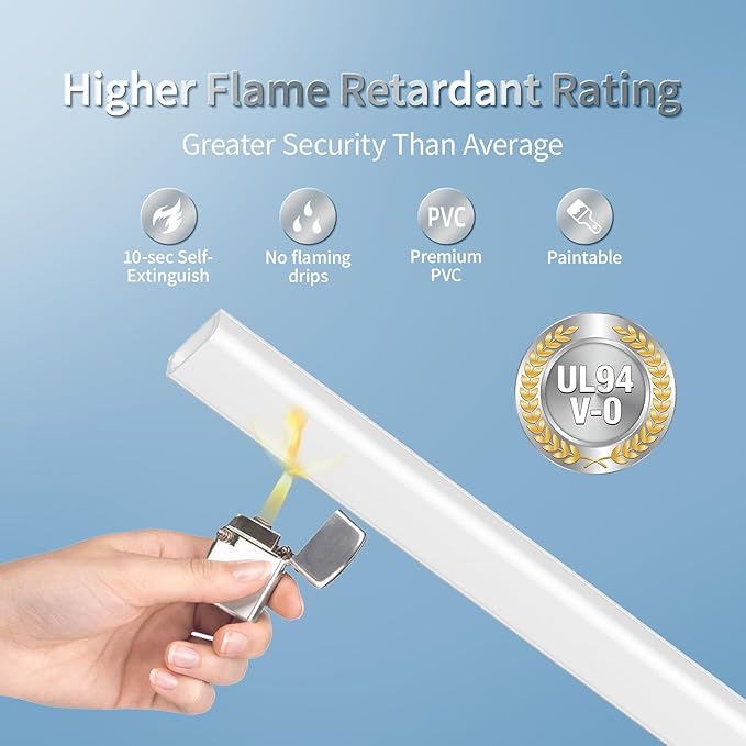 Cord Covers for 3-4 Wires on Wall, Wuitaouy 70.8in Cord Hider Kit, Self-Adhesive Wire Hider Wire Covers for Cords on Wall, Paintable Tv Cable Hider Cable Management, W1.18 H0.6in, White