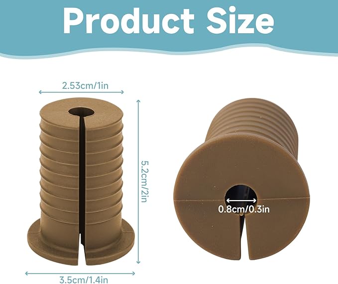 Starlink Cable Routing Kit,Starlink Cable Installation Kit,Starlink Mounting Accessories,2* Grommets, 1" Spade Drill Bit, 5/16" Drill Bit, 15 Wall Clamps,13" Cable Sleeve (Brown)